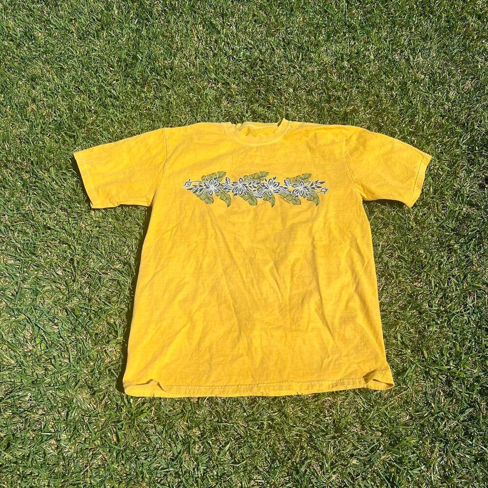 Crazy Shirts Hawaii Yellow mens size XL